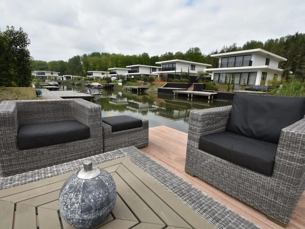 Villa on the Water Near the Veluwemeer