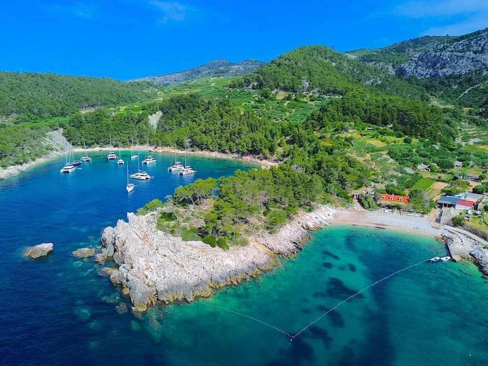Island Hvar Seaside Villa Levanda with Beach, Pool & Seaview