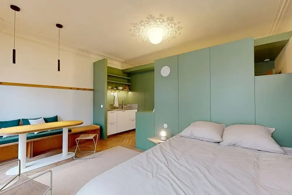 Altido Delightful 1bed Studio w Shared Co-working Space