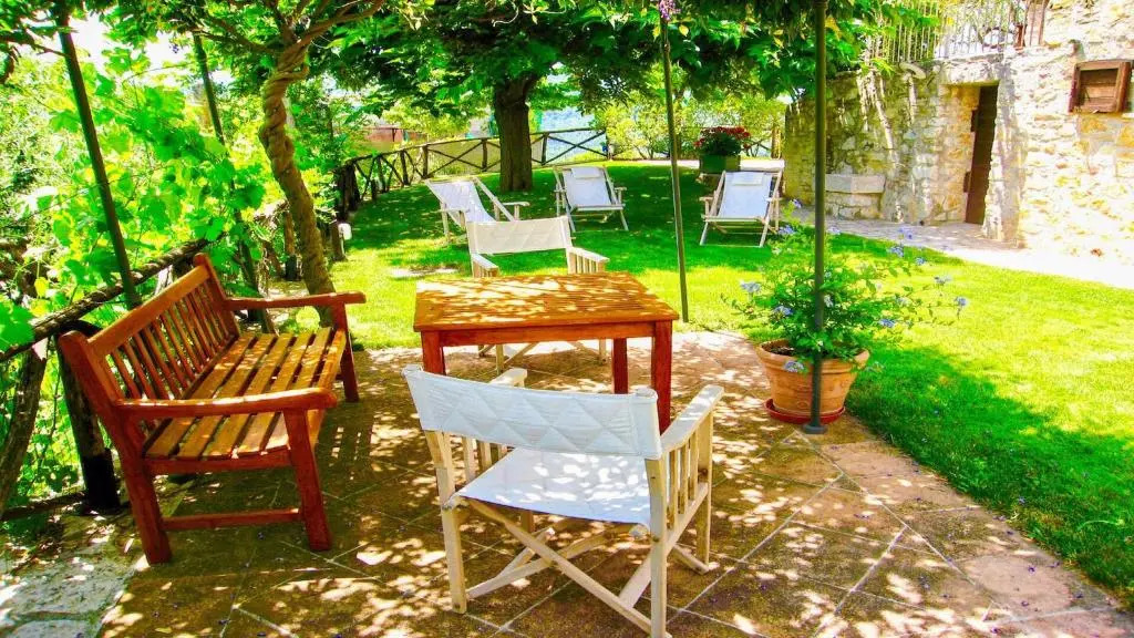 Torretta sleeps 5 with pool and exclusive gardens plus private verandah