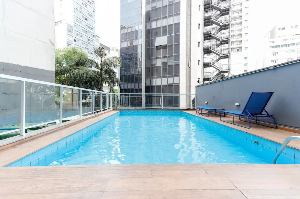 Studio c Piscina e Academia a 600m do Metr