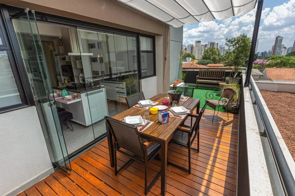 Easy Star - Studio com Garden Encantador ao lado de Congonhas - DF01H