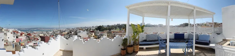 Maison Médina, terrasse panoramique, vue mer