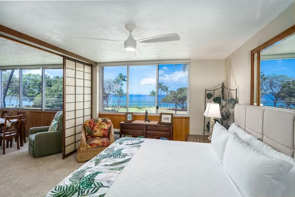 Haleakala Shores A-302 - Stunning Ocean Views, Beautiful Renovation, Wi-fi, & AC