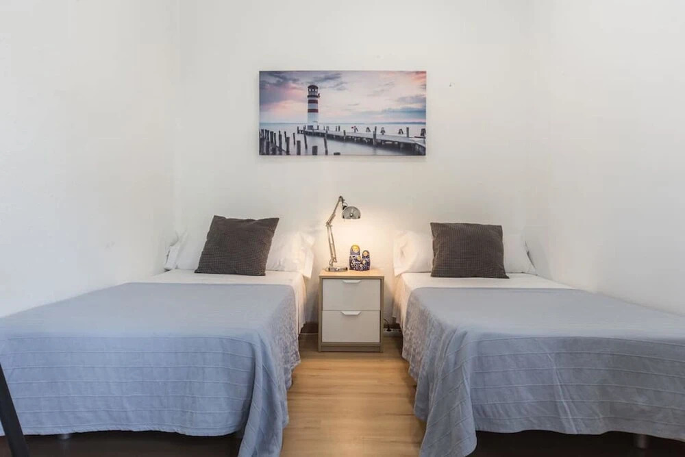 Apartment With 3 Bedrooms in València, With Wonderful sea View and Wif