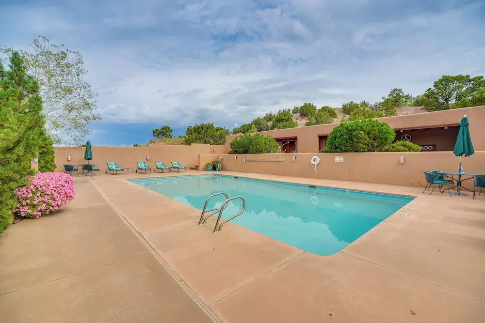 Heated Pool Access! Mtn-View Santa Fe Home, Patio