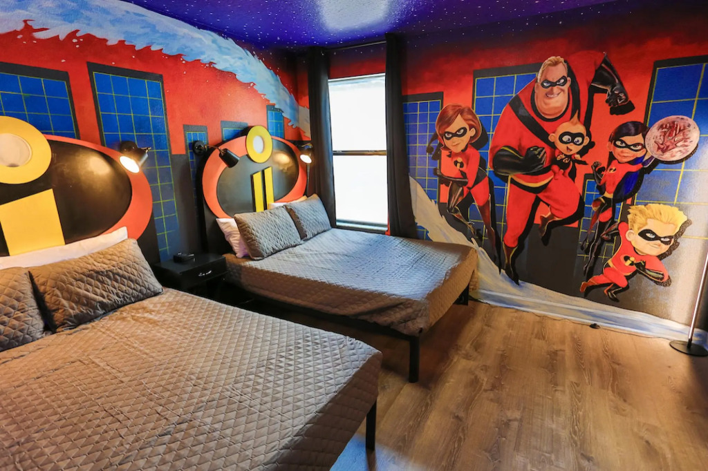 Pixar Paradise Pool & Spa Sleeps 20 Near Disney
