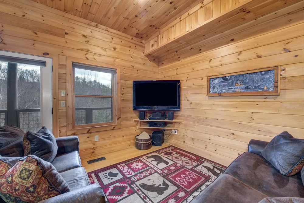 Cabin w/ Mountain Views, Hot Tub & Game Room!