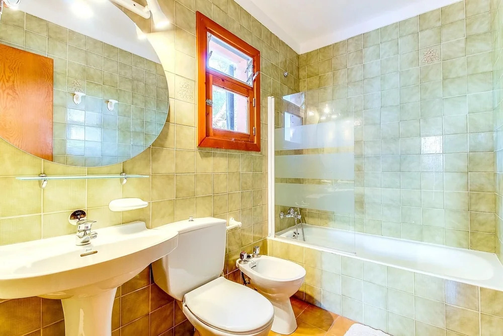Villa With 3 Bedrooms in Llucmajor, With Wonderful sea View, Private Pool, Enclosed Garden Near the Beach