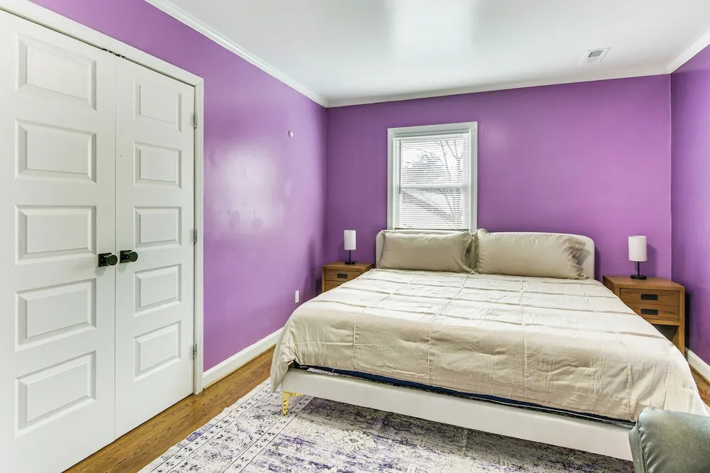 6 Mi to Spectrum Center: Spacious Getaway w/ Deck