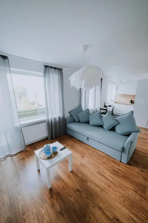 Ventspils studio apartment with lovely balcony