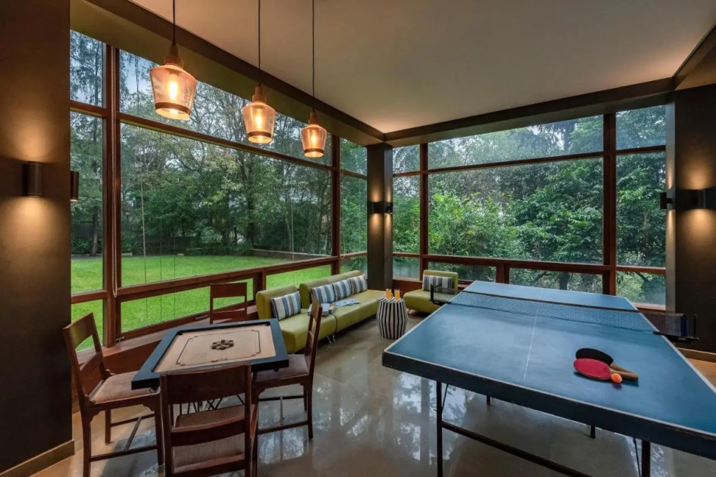 SaffronStays Odeon - 4BR heritage art deco villa with cantilever pool, verandahs & forested lawns