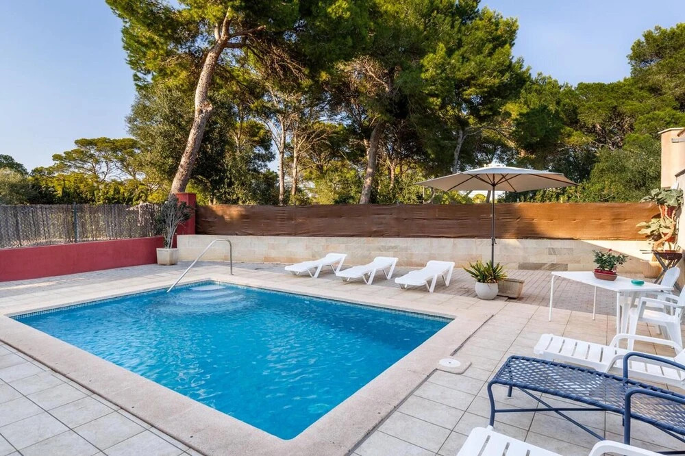 House With 3 Bedrooms in Llucmajor, With Wonderful sea View, Private Pool, Furnished Terrace Near the Beach