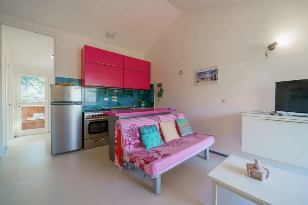 Cala Azzurra in Fetovaia with terrace overlooking the Amazing Gulf-CALA AZZURRA