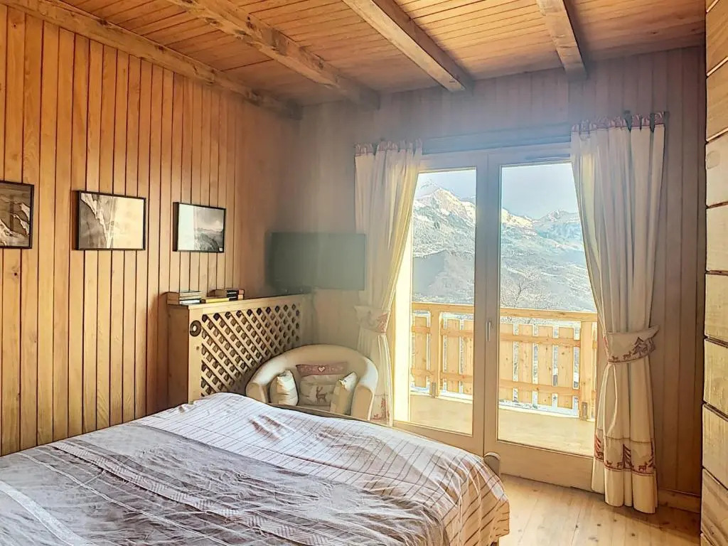 Chalet 8 couchages à Combloux, Hiver à la saison, Été à la semaine - FR-1-560-32