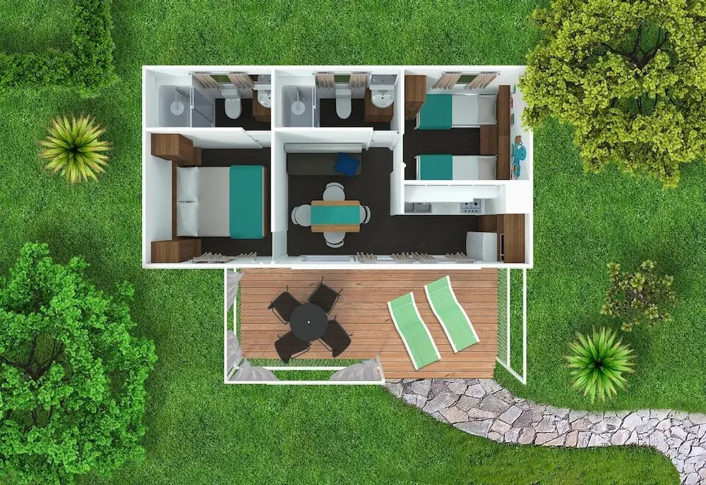 Mobile Home in Novigrad With Terrace