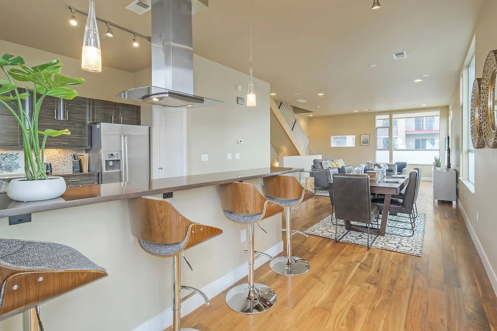 Swanky Downtown Loft! City Views! Sleeps 10!