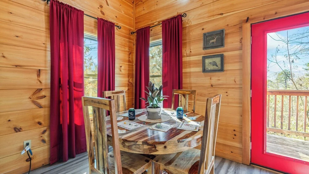 Hot Tub, Game Loft, Open Living, Minutes to Downtown Gatlinburg Whisper Cabin by Avantstay