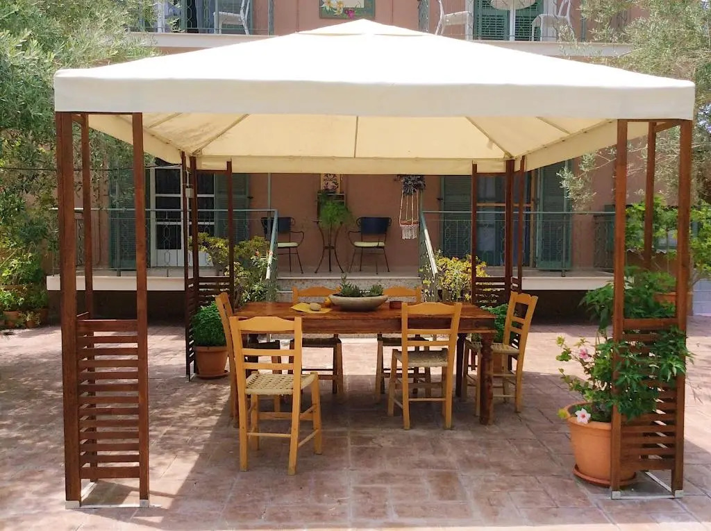 Kefalonia apartments - 2 bedroom apartment in orchard, cute veranda, ground floor