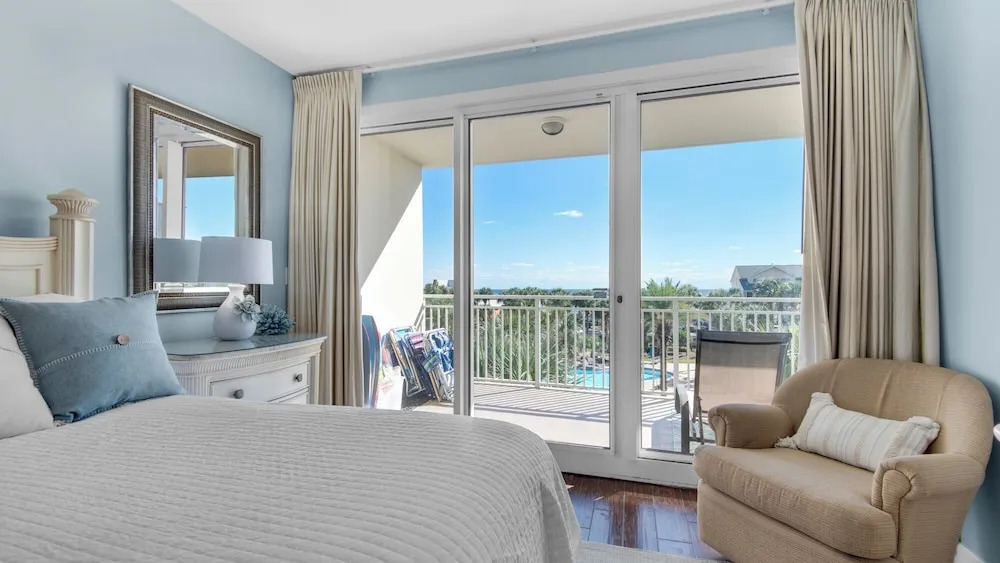 Spacious 2BR Condo w/ Partial Gulf Views, Pool, Across the Street From Beach!