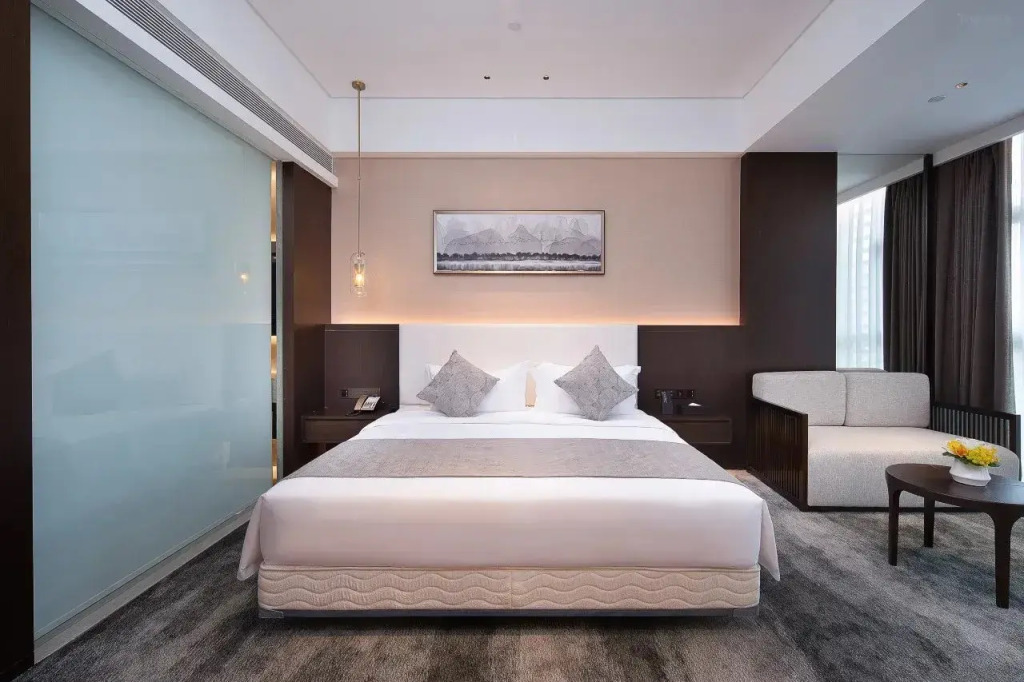 Rezen Langyue Garden Hotel Shenzhen Pingdi Liulian Subway Station