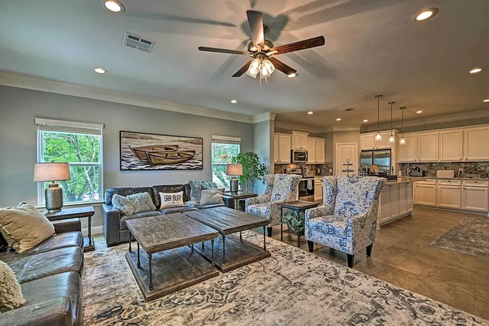Luxury Granbury Home w/ Game Room: Steps to Lake!
