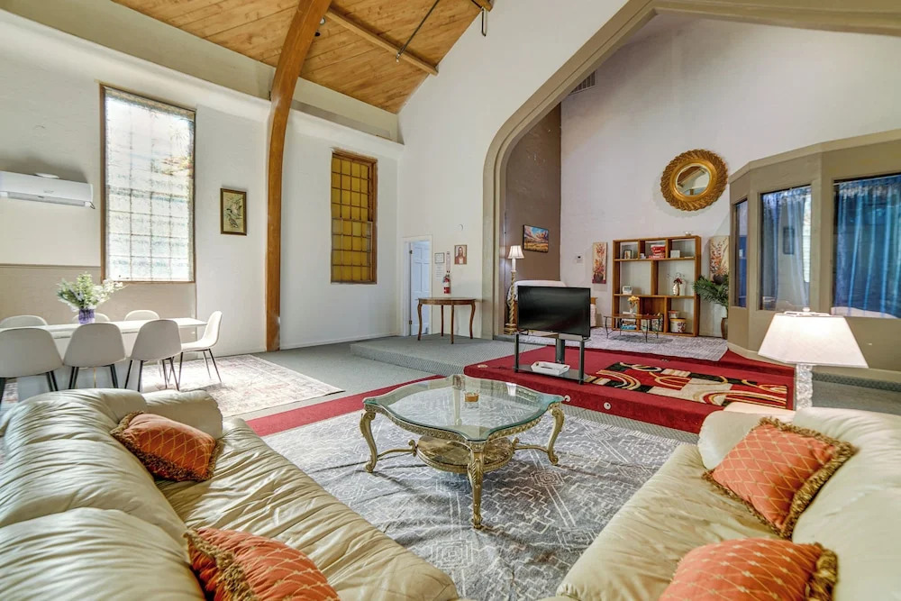 Walk to Clear Lake! Converted Church w/ Game Room