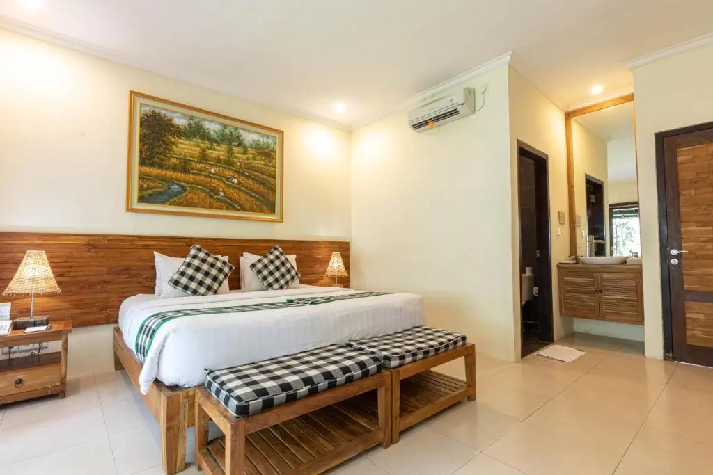 Номер Deluxe с красивым видом из окна в Meruhdani Boutique Hotel Ubud