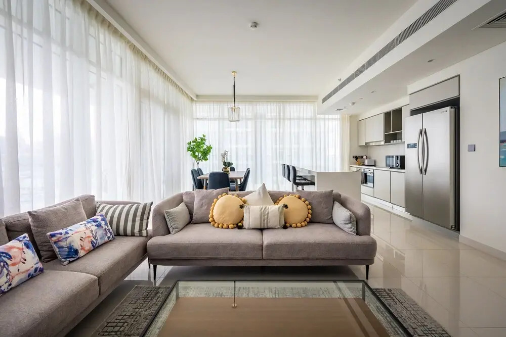 Glamorous 3BR with Marina view