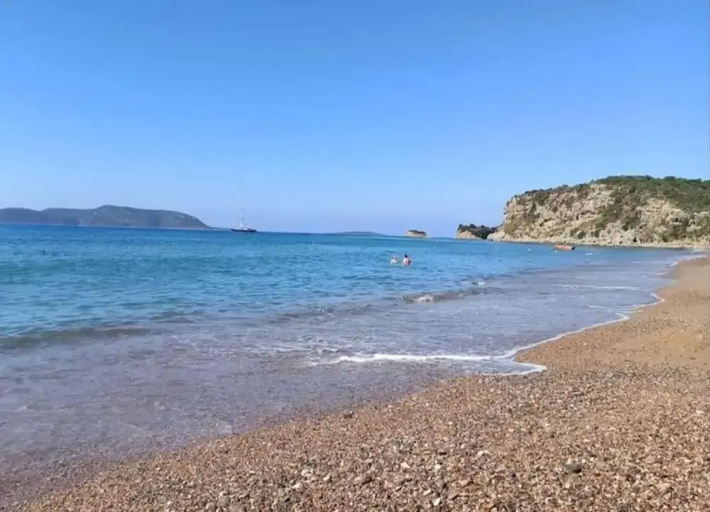Beautiful villa on the bay of the cozy fishing village Finikounda, Peloponnese