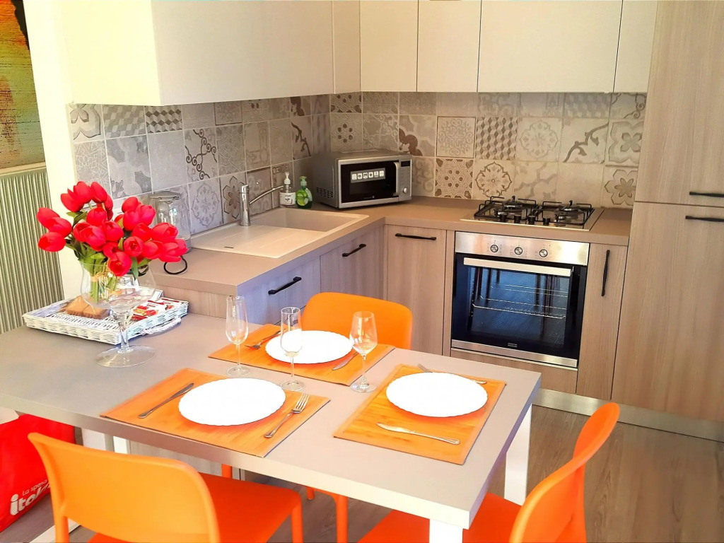 Attractive apartment in Crone with garden