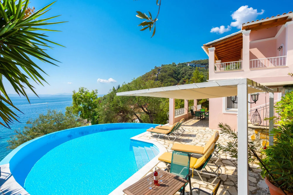 Villa Petros Large Private Pool Walk to Beach Sea Views A C Wifi Car Not Required - 180