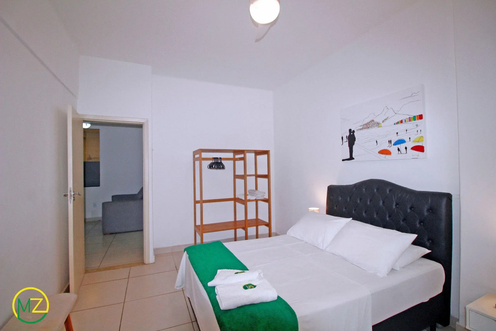 ótimo 2 Quartos Na Quadra Da Praia Para 6 Pessoas