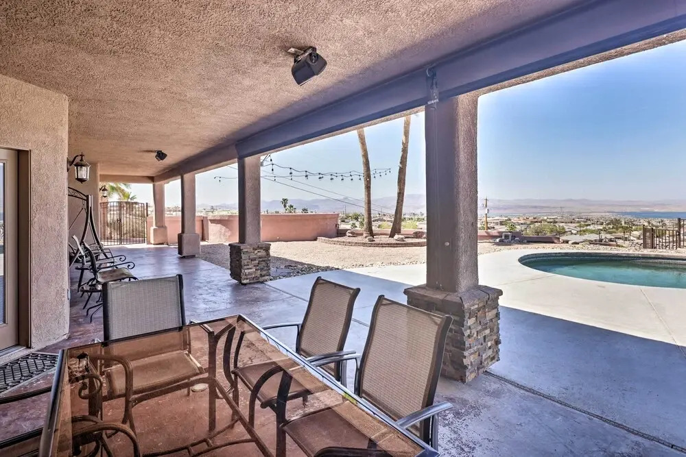 Patio + Lake Havasu View: Scenic Gated Retreat!
