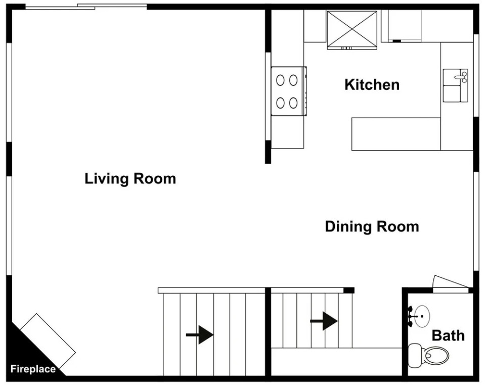11bs3dmf 2 Bedroom Townhouse