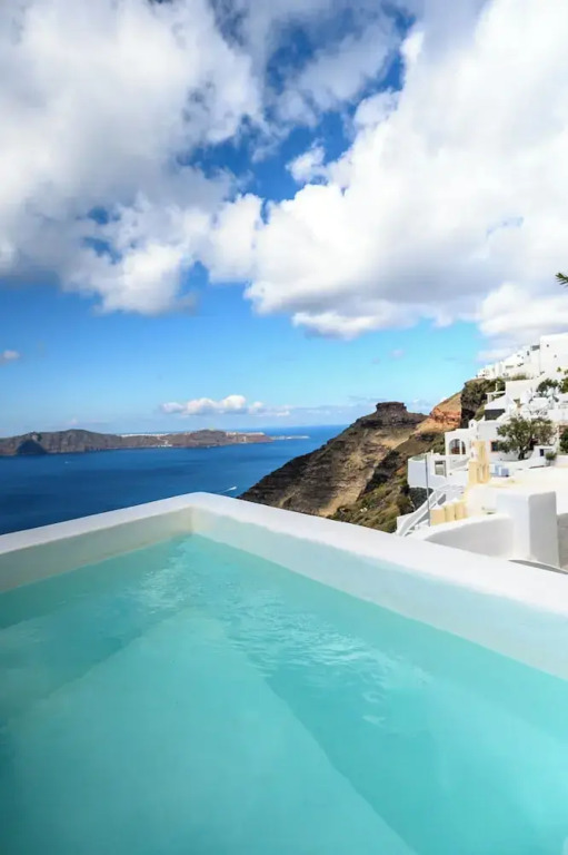 Karpimo Scenery - Caldera Sunset View - Private Hot Tub - Firostefani
