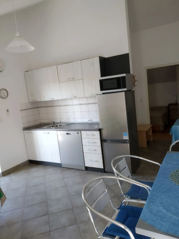 Apartment for 4 Guests Near the Beach in Biograd, Lovely Garden Modern Furnished