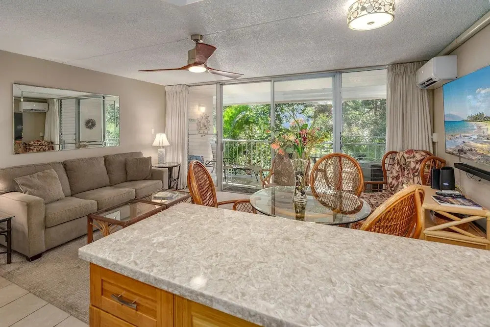 Kihei Kai Nani 238 - Garden View 1 Bedroom, Split AC, Steps to Kamaole II Beach!