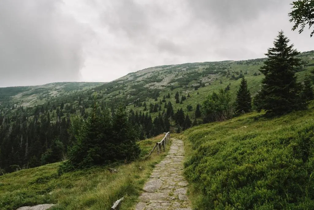 WERANDA z widokiem na Karkonosze