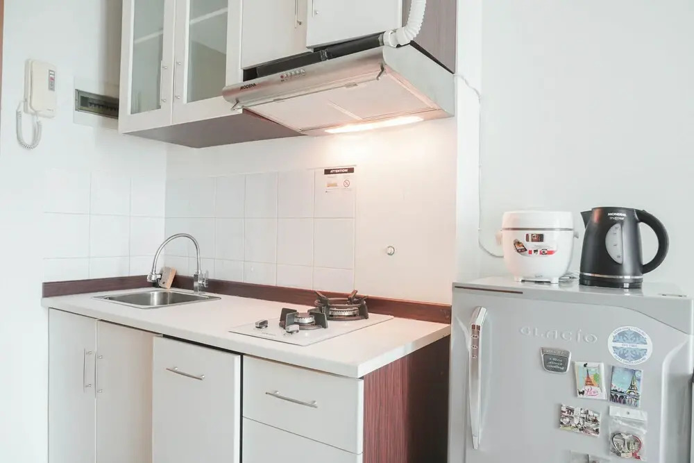 Comfort 1Br Apartment With Study Room At Woodland Park Residence