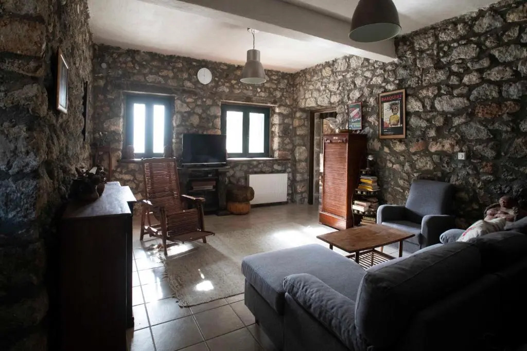 Stone house with panoramic view