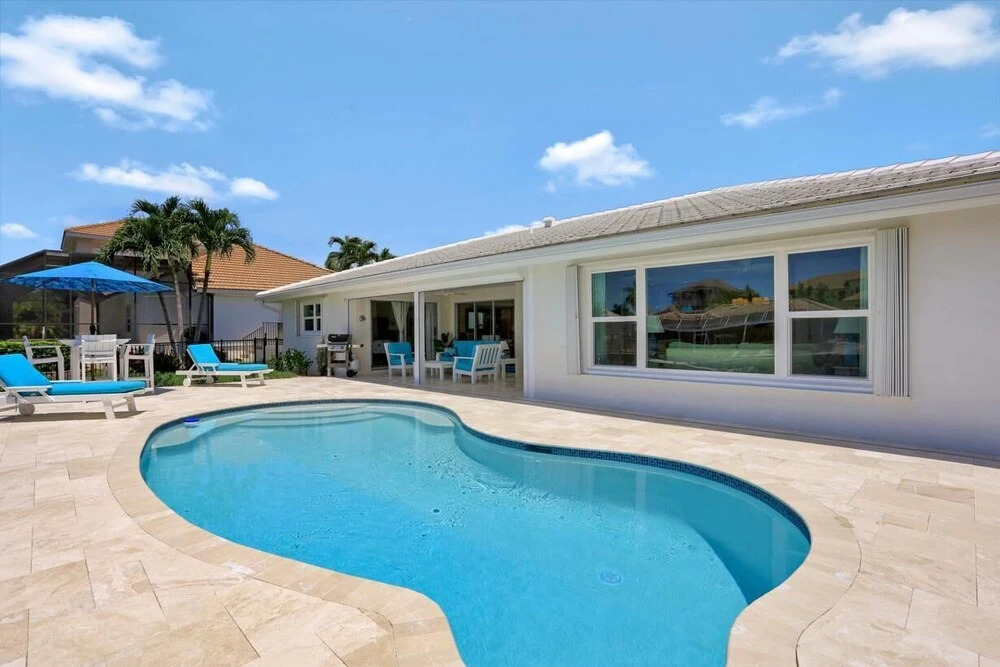 Inviting Waterfront Home With Western Exposure