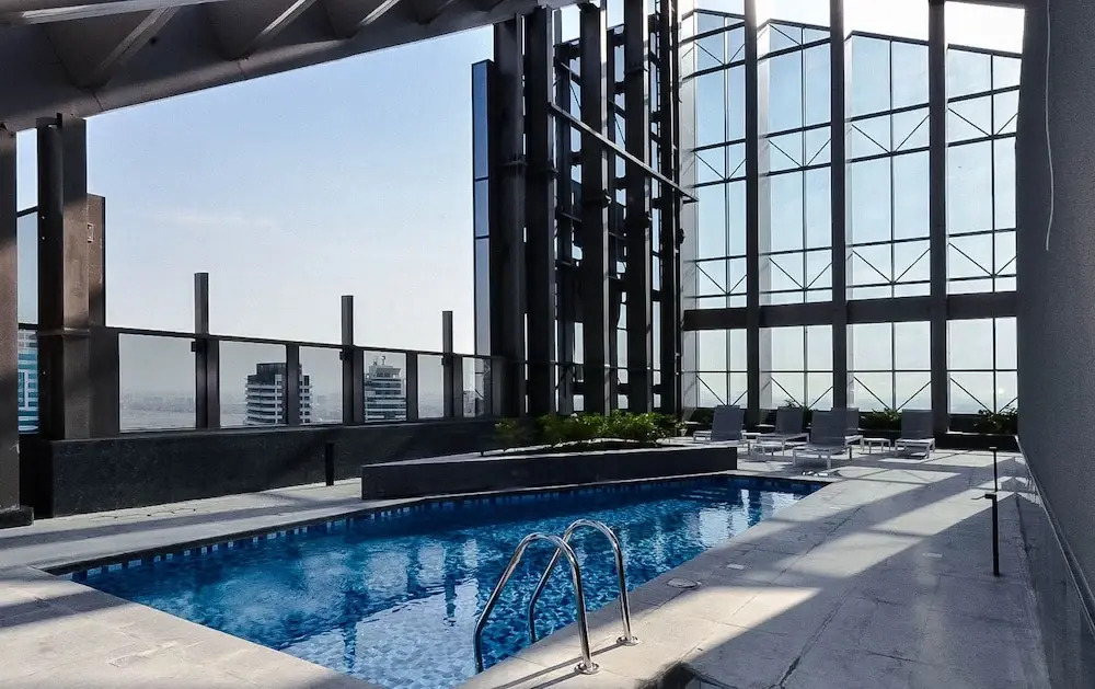 Sophisticated One Bedroom with full Marina View