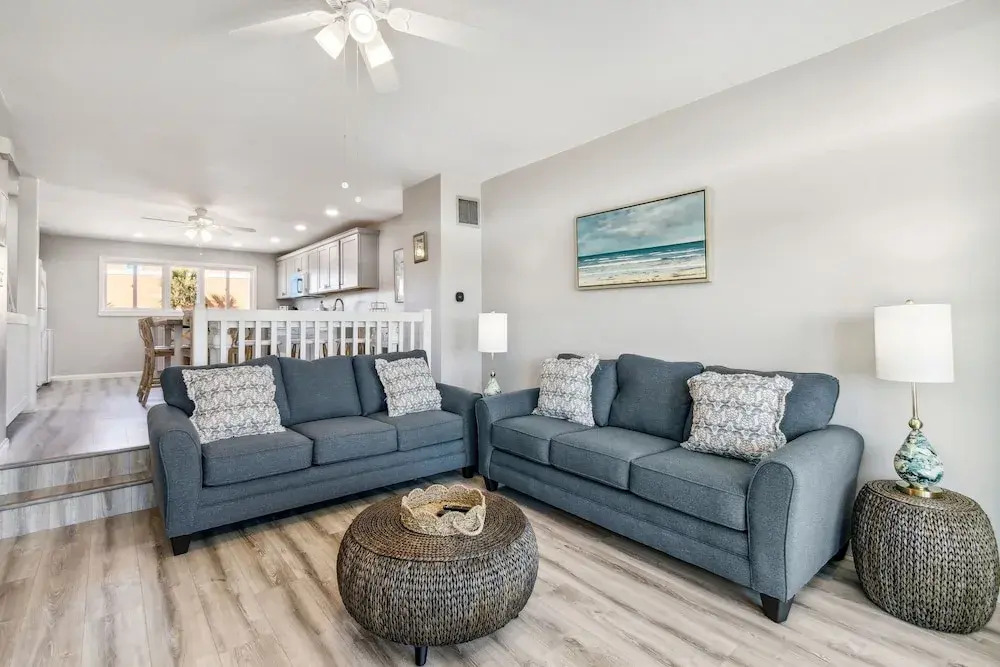 Sunlit Paradise in Amelia Island 3BR Beachfront Home