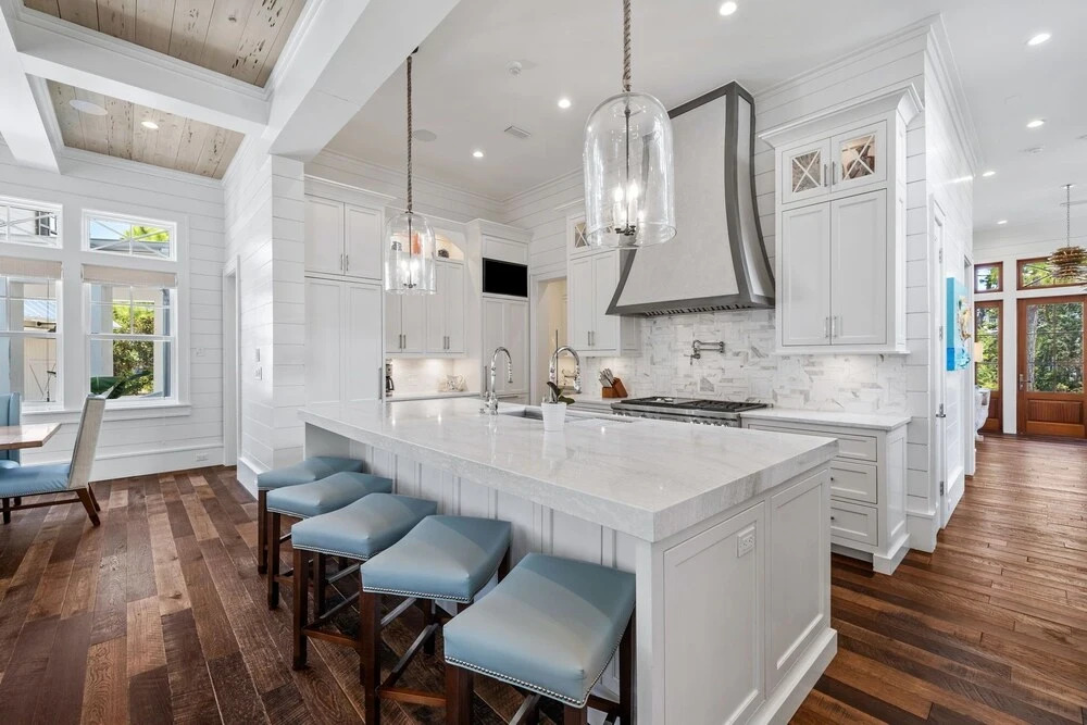 "Stress Free" Golf Cart Pool Exquisite, 6 bedroom, new construction home WaterColor 6 Home by RedAwning
