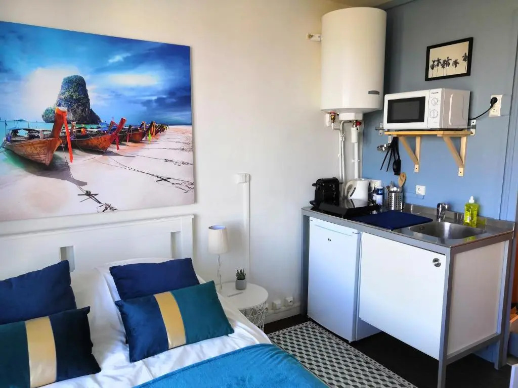 Escale Dieppe Gambetta - Appart et Studios 2-6 personnes Vue Ville et Mer