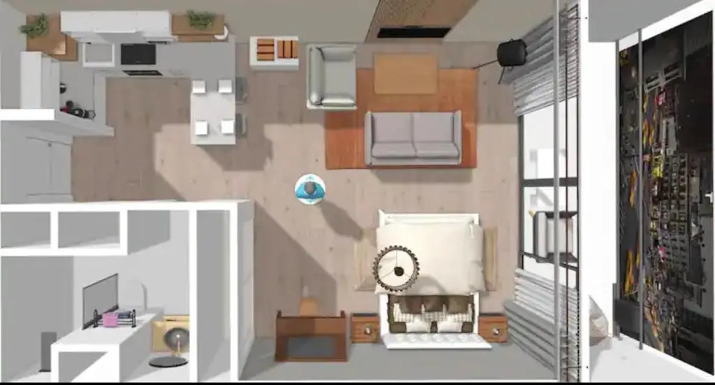 Luxury new apartment on the metro, facing Dubai marina.