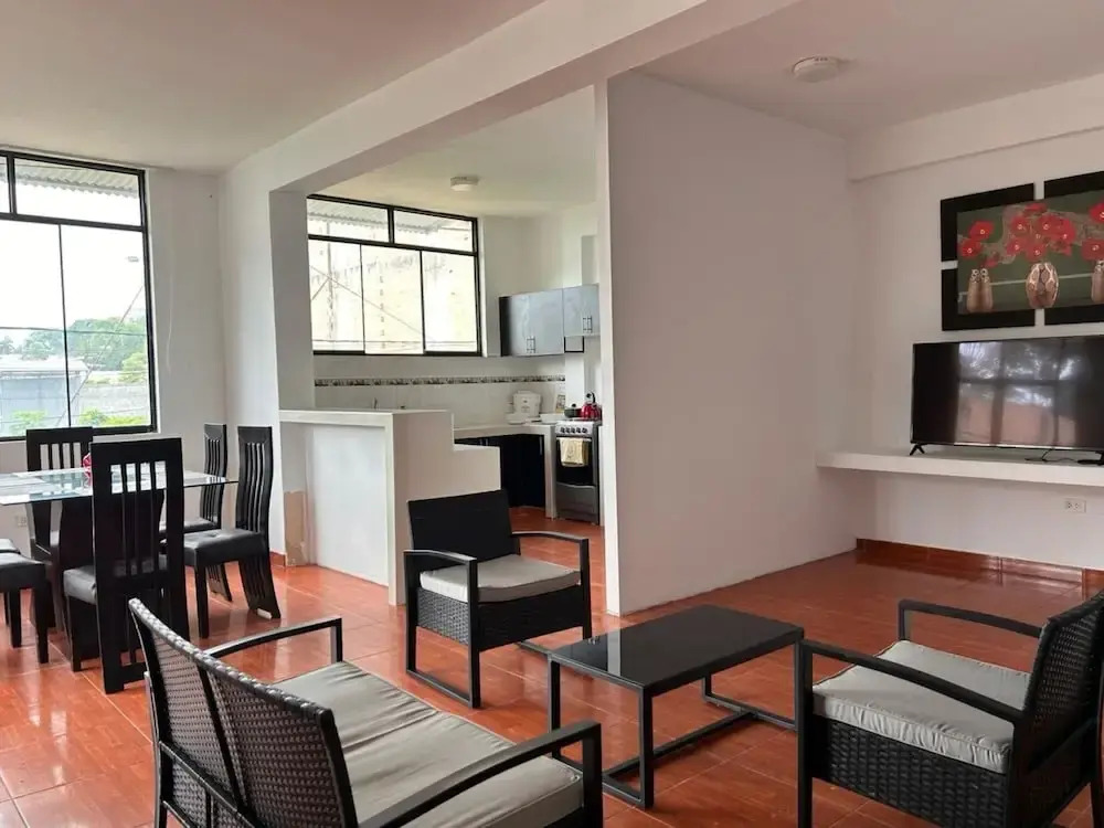 Departamento amoblado de 3 habitaciones cntrico tarapoto en el tercer piso