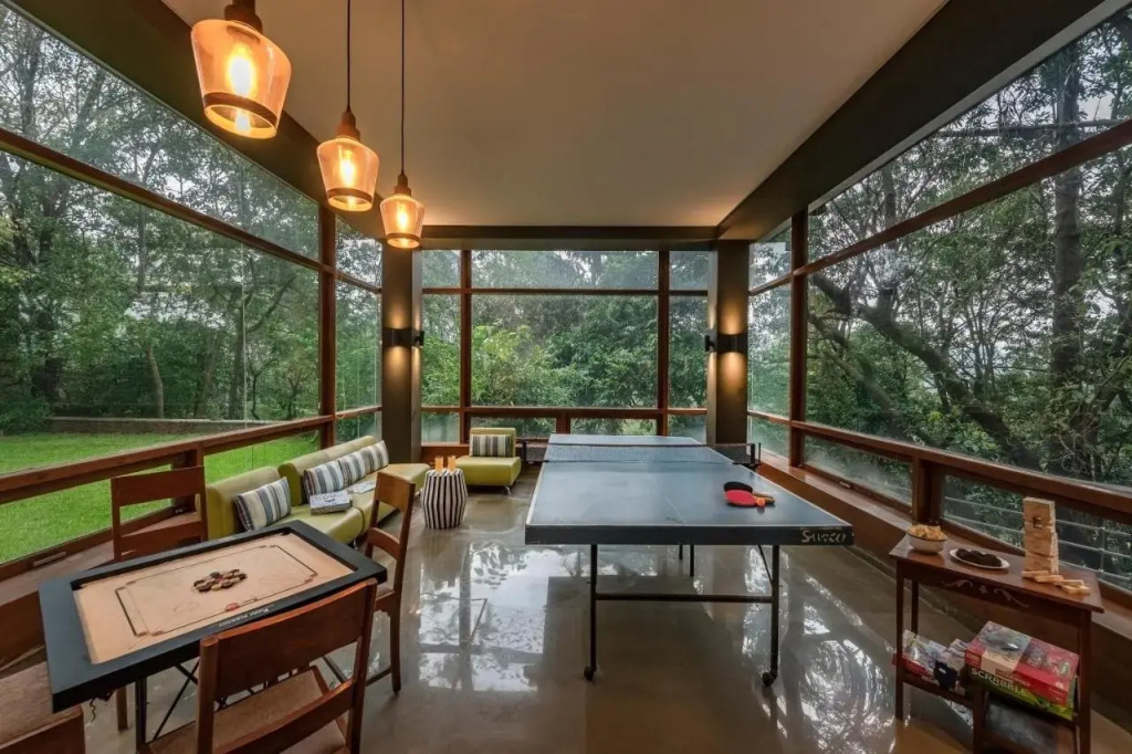 SaffronStays Odeon - 4BR heritage art deco villa with cantilever pool, verandahs & forested lawns