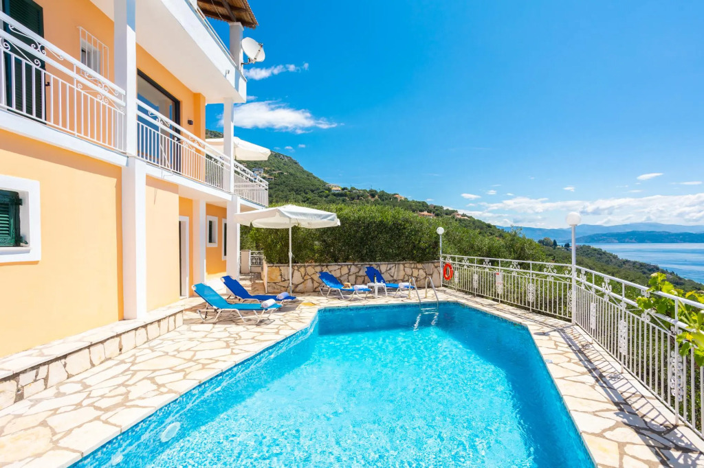 Villa Amalia Large Private Pool Walk to Beach Sea Views A C Wifi - 2120